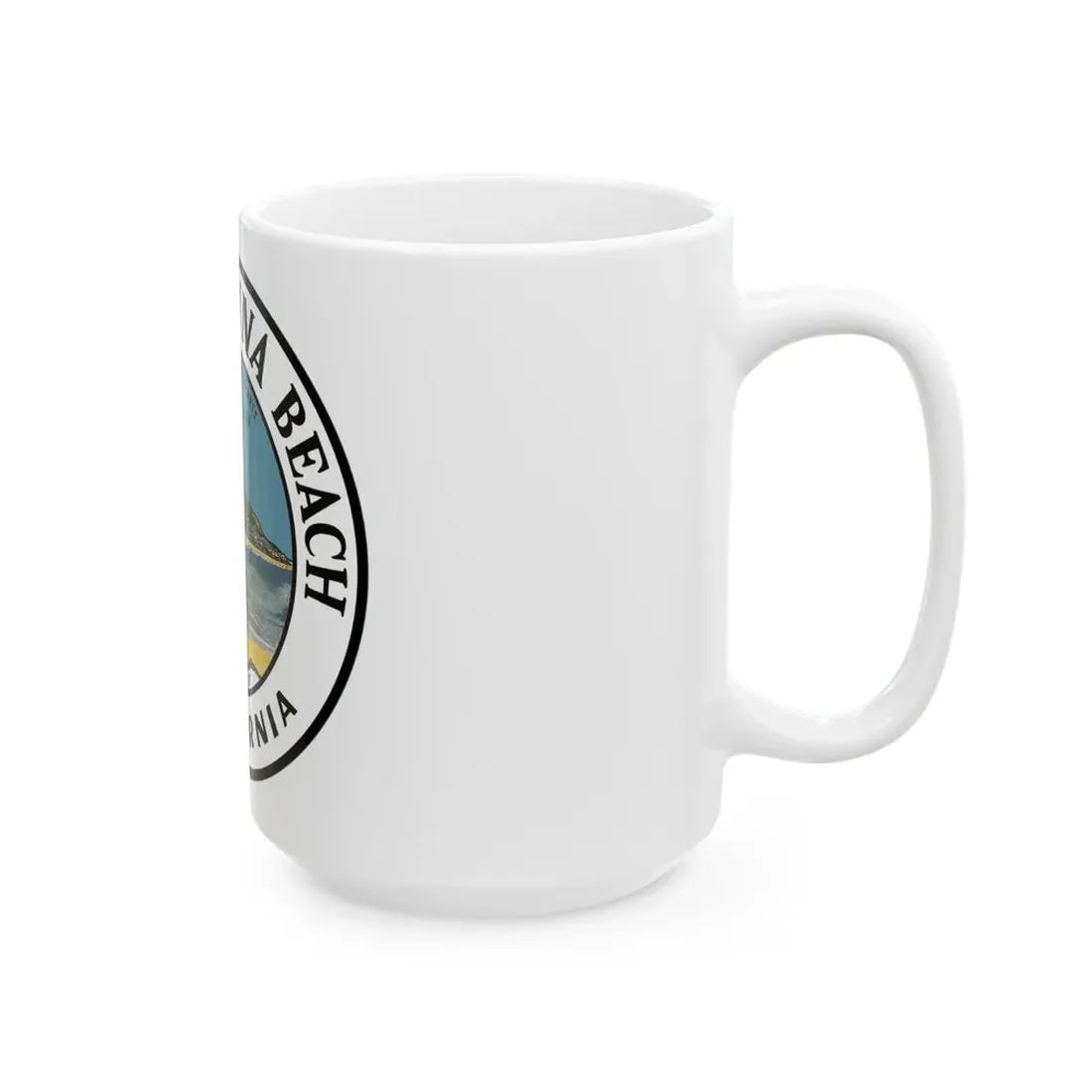 Seal of Laguna Beach California - White Coffee Mug - Go Mug Yourself