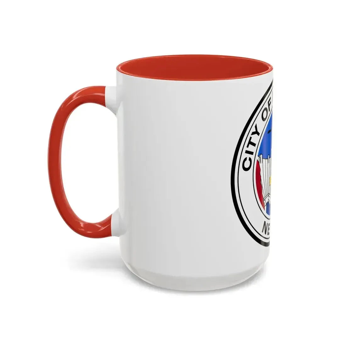 Seal of Las Vegas Nevada - Accent Coffee Mug - Go Mug Yourself