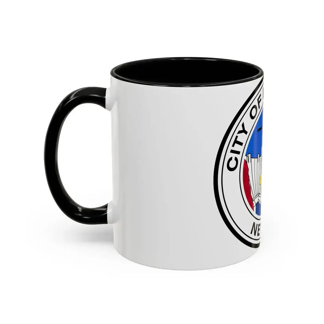 Seal of Las Vegas Nevada - Accent Coffee Mug - Go Mug Yourself
