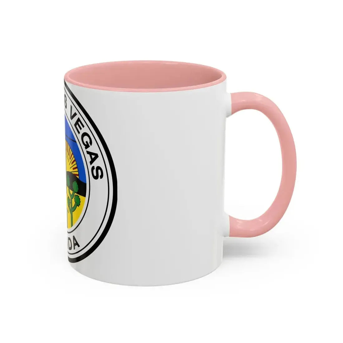 Seal of Las Vegas Nevada - Accent Coffee Mug - Go Mug Yourself