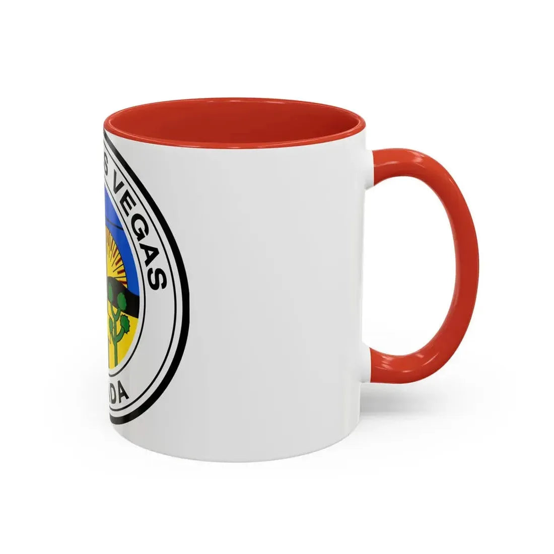 Seal of Las Vegas Nevada - Accent Coffee Mug - Go Mug Yourself