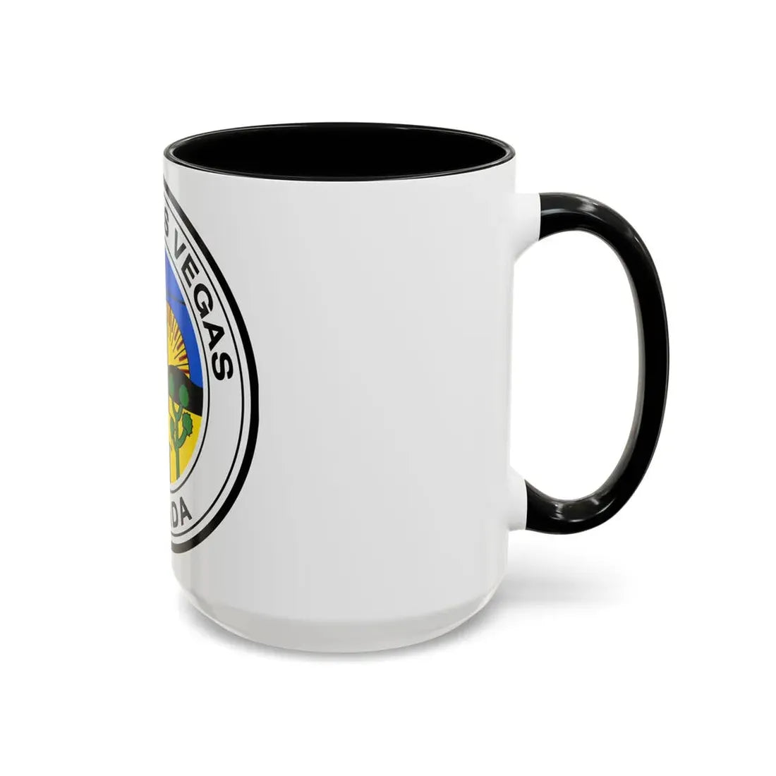 Seal of Las Vegas Nevada - Accent Coffee Mug - Go Mug Yourself