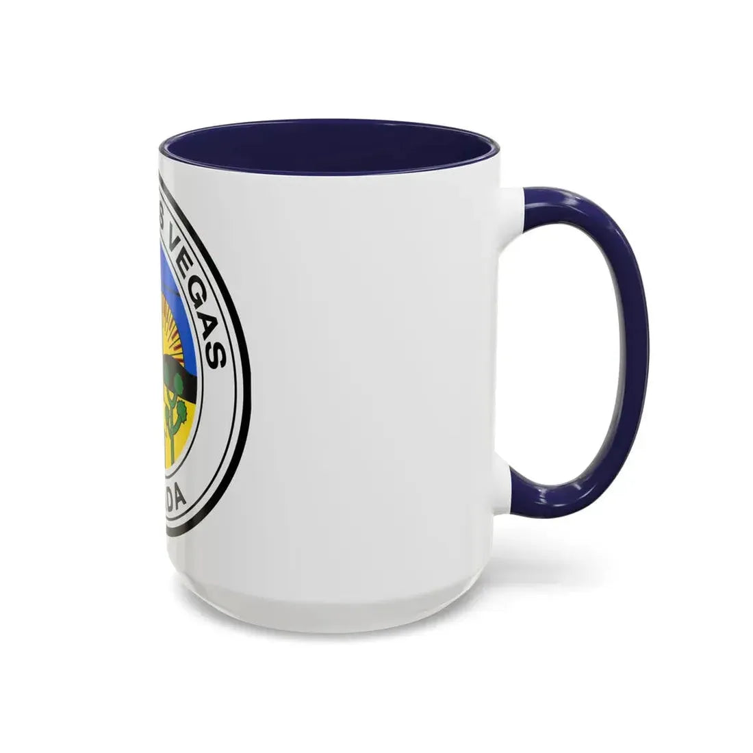 Seal of Las Vegas Nevada - Accent Coffee Mug - Go Mug Yourself