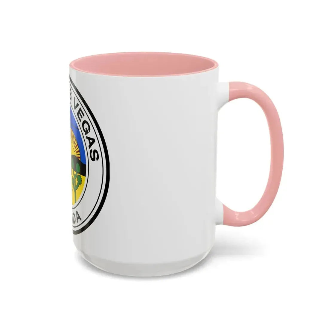 Seal of Las Vegas Nevada - Accent Coffee Mug - Go Mug Yourself