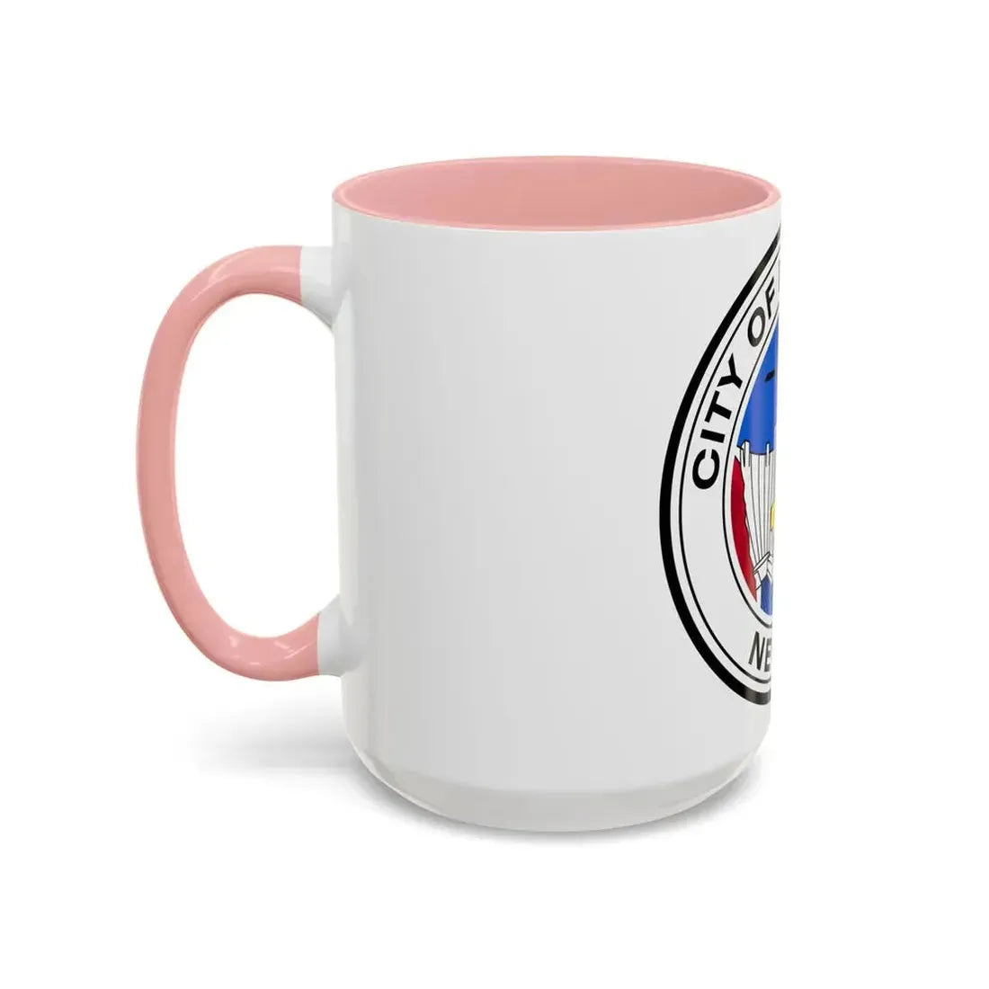 Seal of Las Vegas Nevada - Accent Coffee Mug - Go Mug Yourself