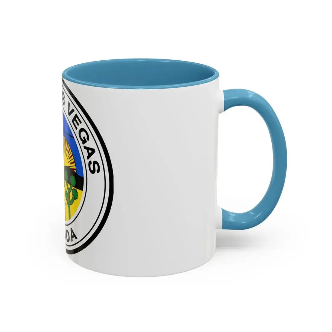 Seal of Las Vegas Nevada - Accent Coffee Mug - Go Mug Yourself