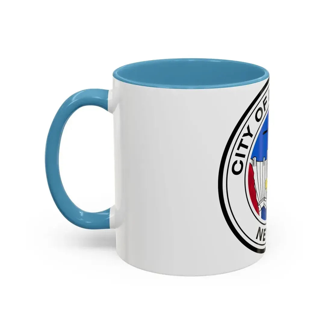 Seal of Las Vegas Nevada - Accent Coffee Mug - Go Mug Yourself