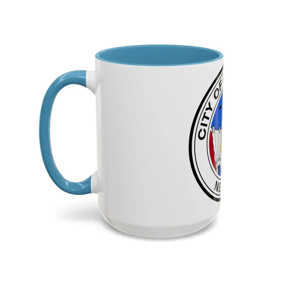 Seal of Las Vegas Nevada - Accent Coffee Mug - Go Mug Yourself