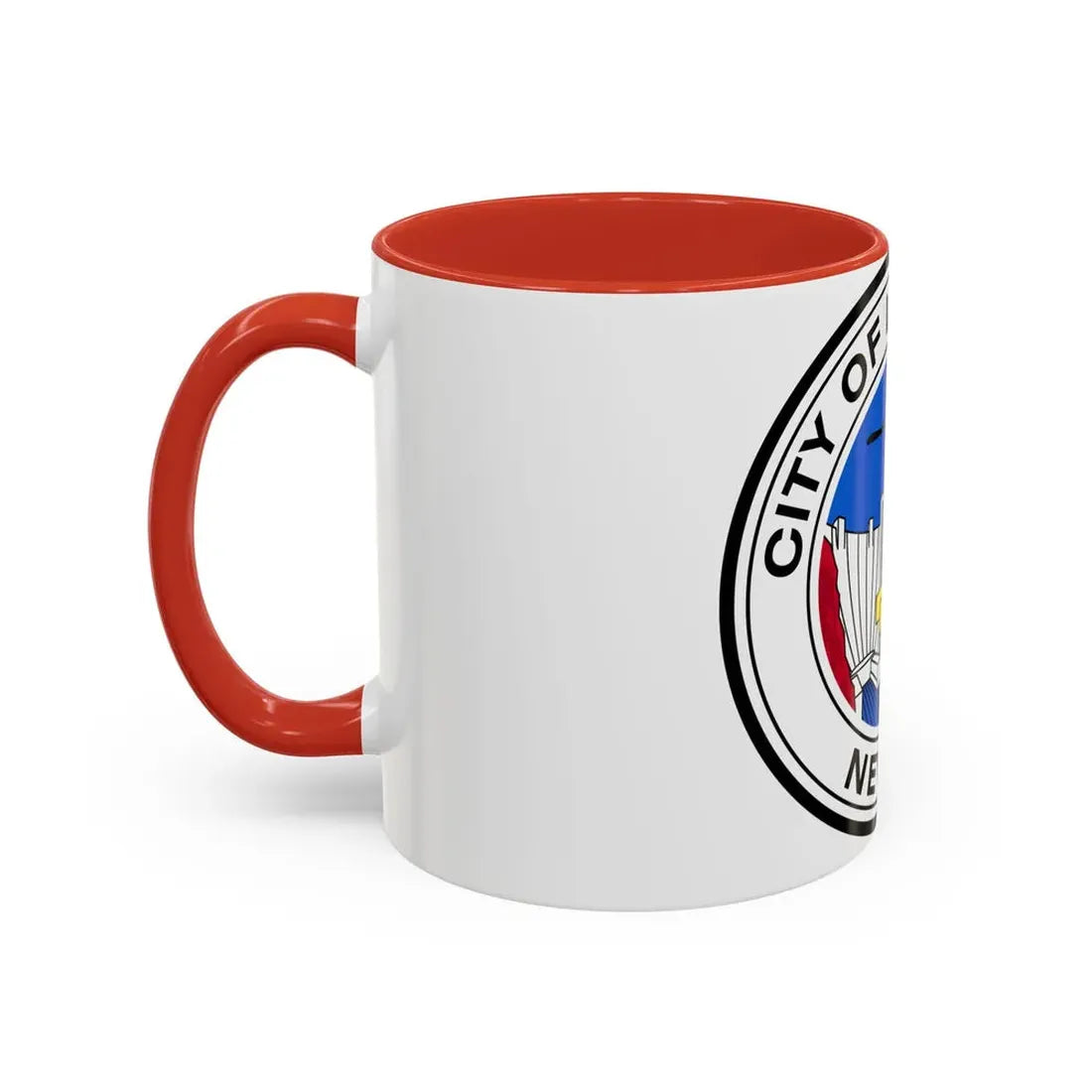 Seal of Las Vegas Nevada - Accent Coffee Mug - Go Mug Yourself