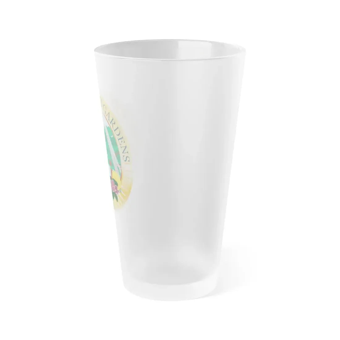 Seal of Miami Gardens Florida - Frosted Pint Glass 16oz - Go Mug Yourself