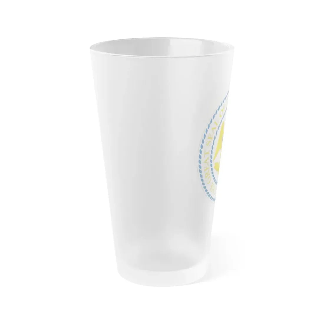 Seal of Mississippi 1879 2014 - Frosted Pint Glass 16oz - Go Mug Yourself