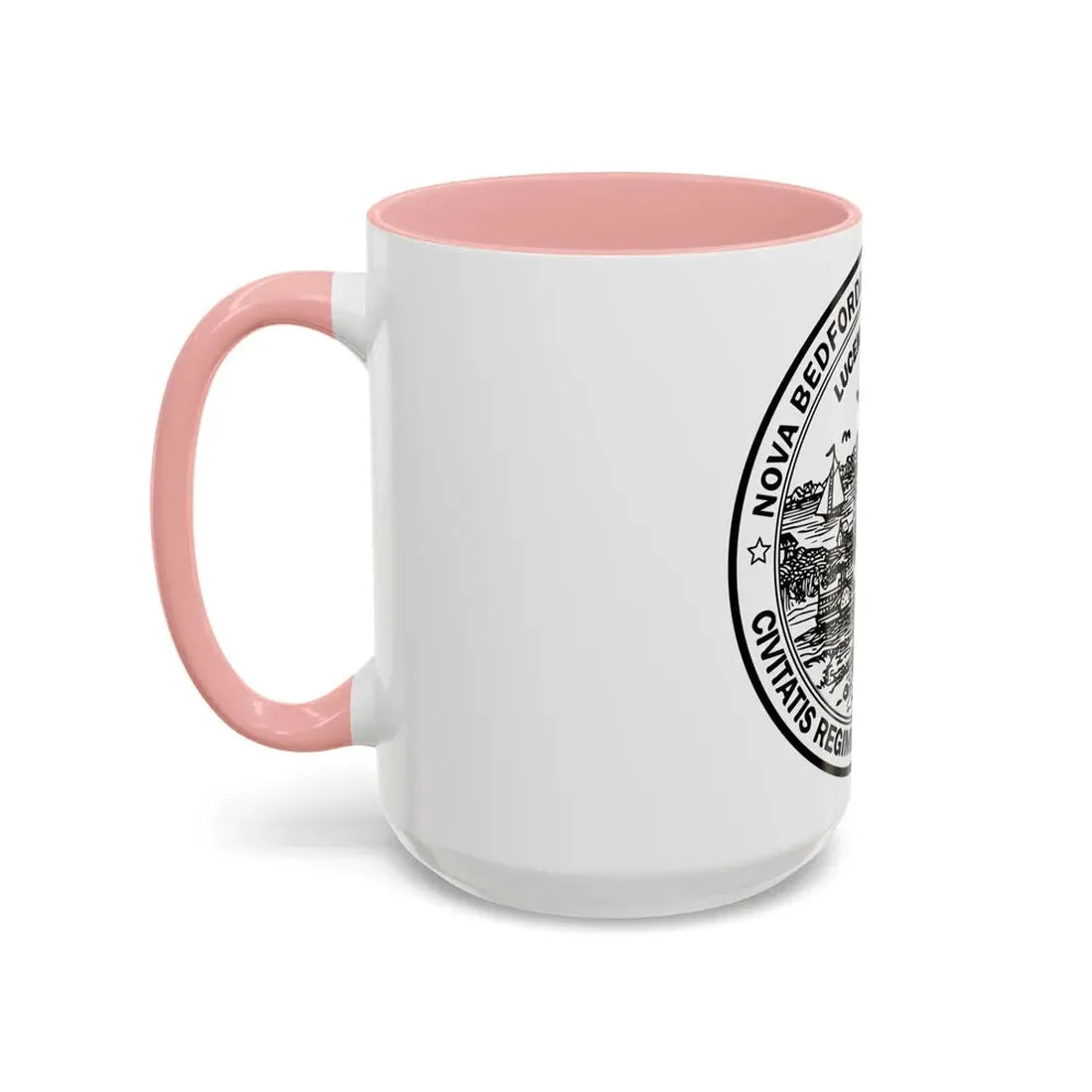 Seal of New Bedford Massachusetts - Accent Coffee Mug - Go Mug Yourself