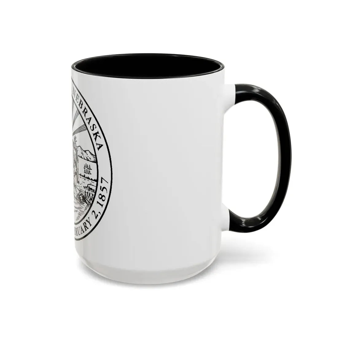 Seal of Omaha Nebraska - Accent Coffee Mug - Go Mug Yourself