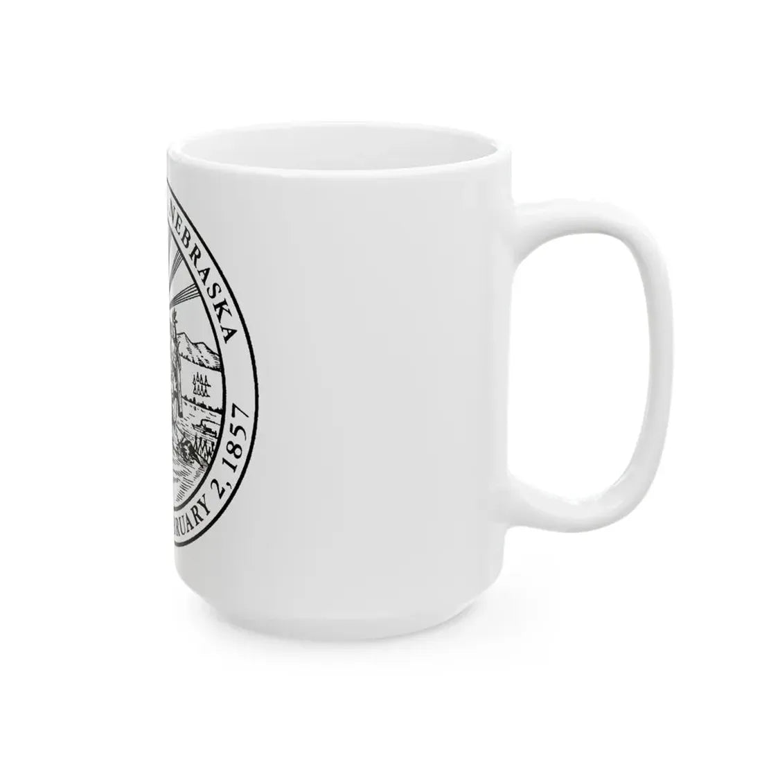 Seal of Omaha Nebraska - White Coffee Mug - Go Mug Yourself