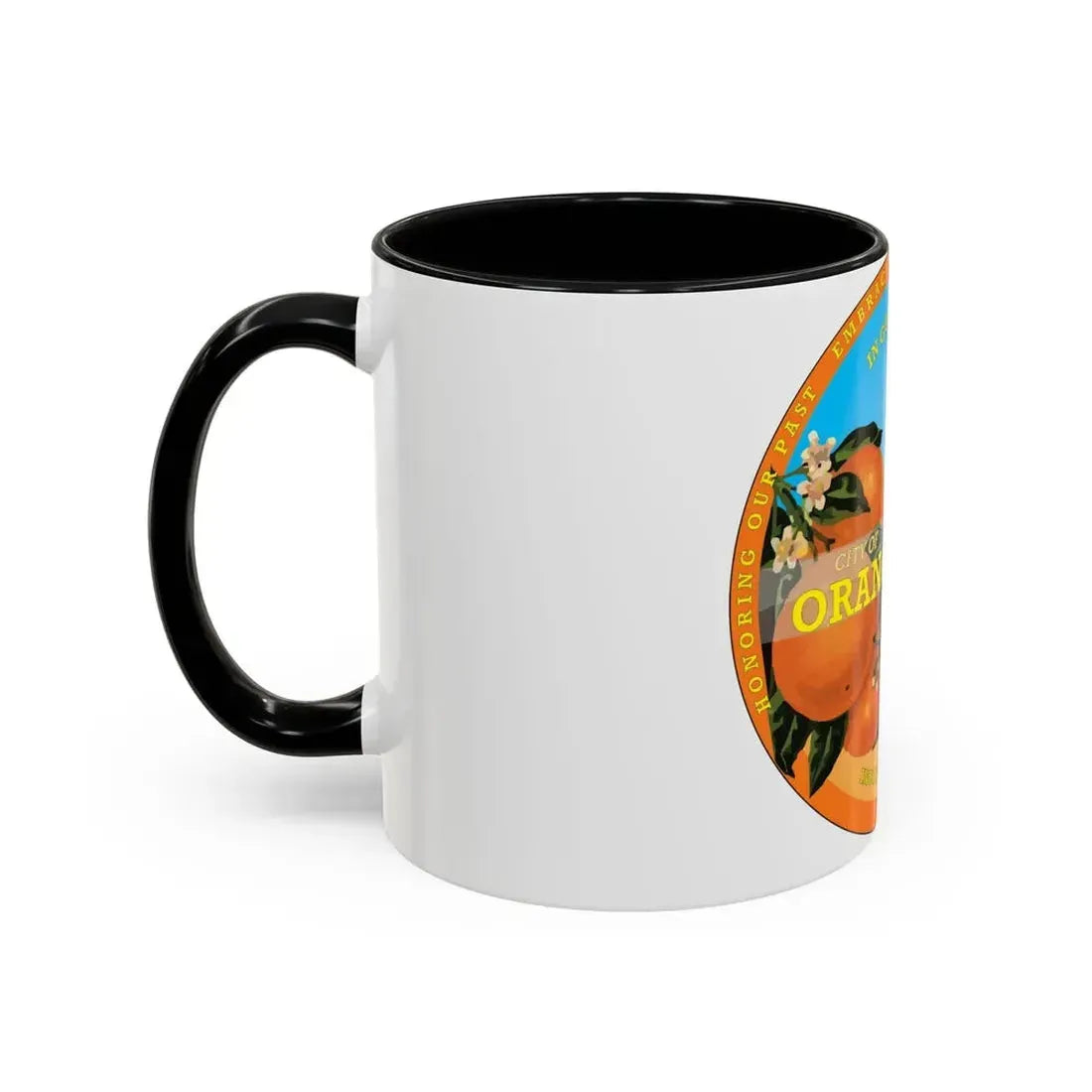Seal of Orange Cove California - Accent Coffee Mug - Go Mug Yourself