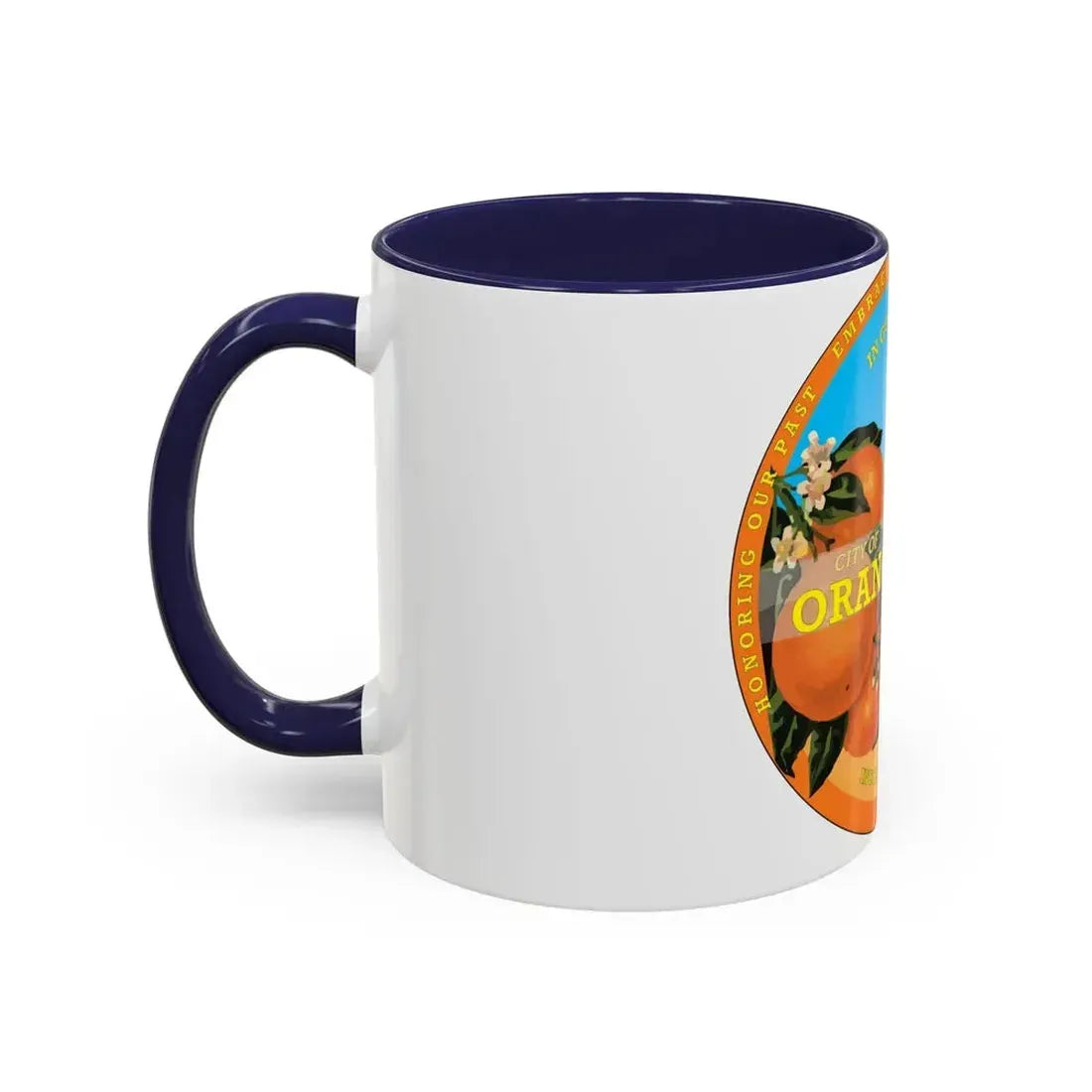 Seal of Orange Cove California - Accent Coffee Mug - Go Mug Yourself