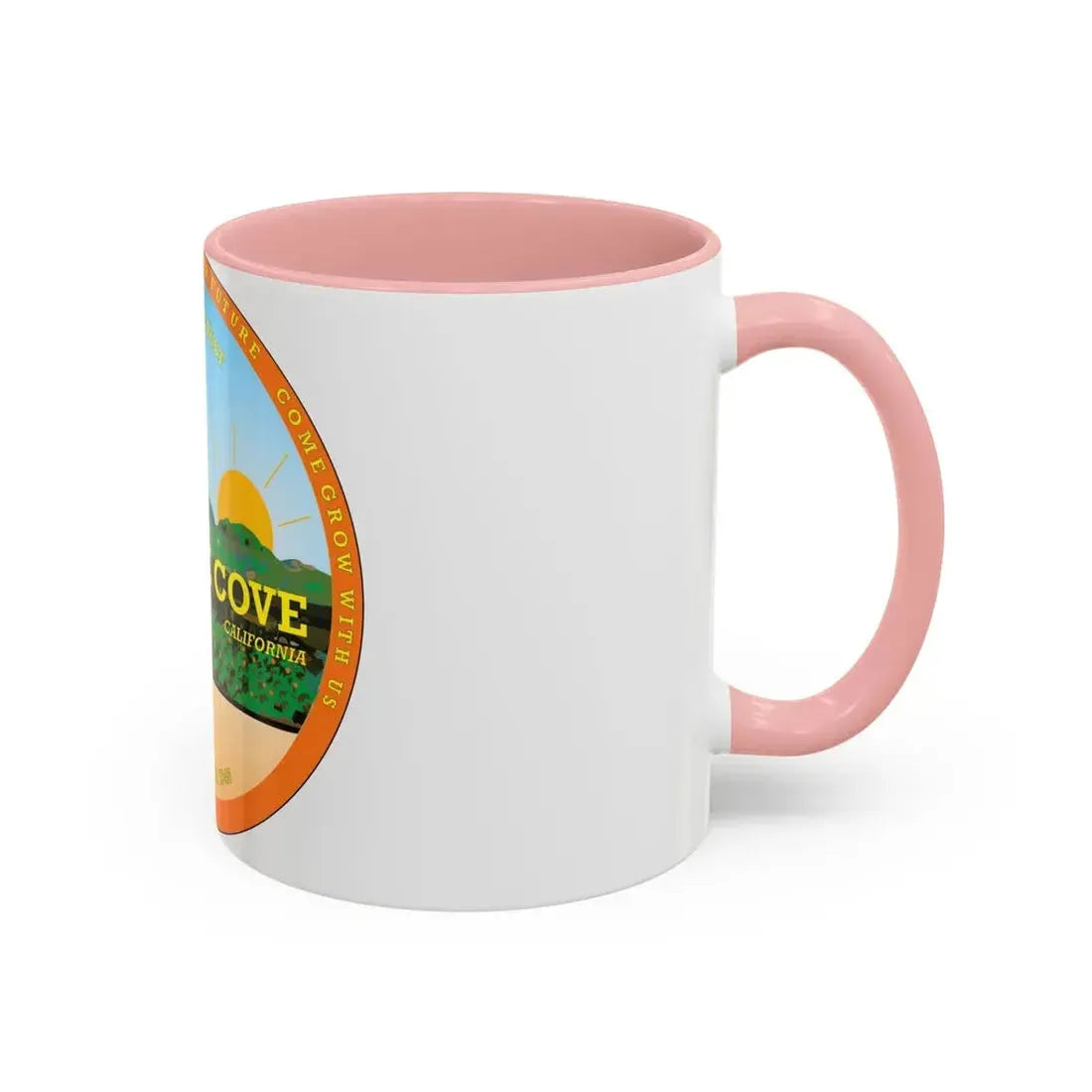 Seal of Orange Cove California - Accent Coffee Mug - Go Mug Yourself