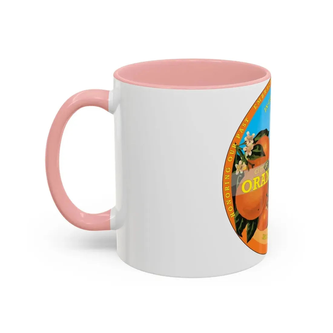 Seal of Orange Cove California - Accent Coffee Mug - Go Mug Yourself