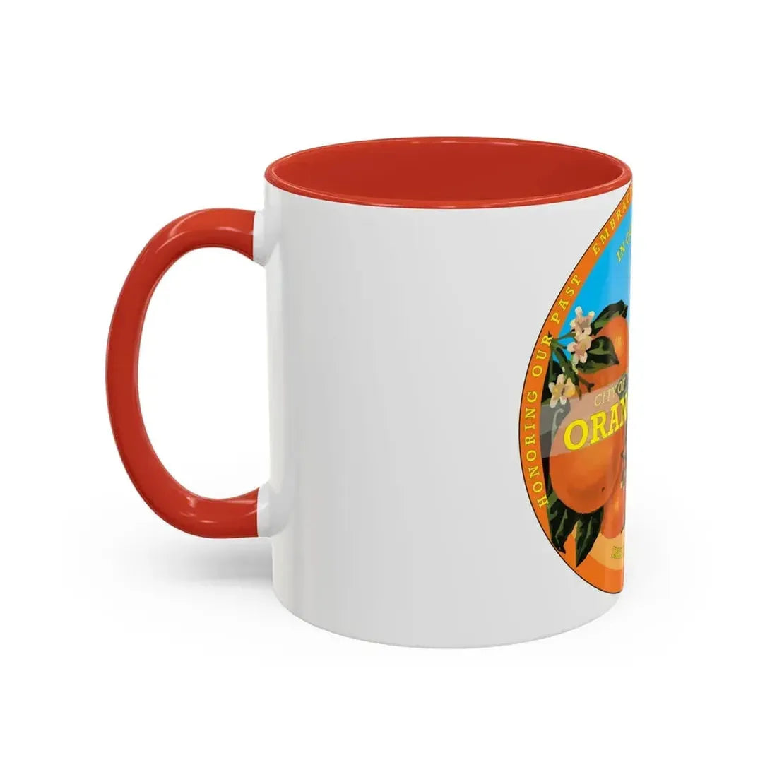 Seal of Orange Cove California - Accent Coffee Mug - Go Mug Yourself