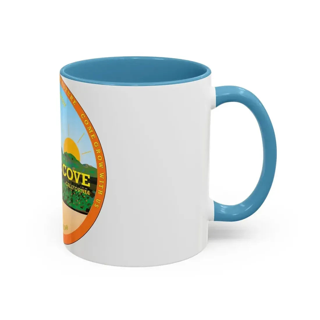 Seal of Orange Cove California - Accent Coffee Mug - Go Mug Yourself