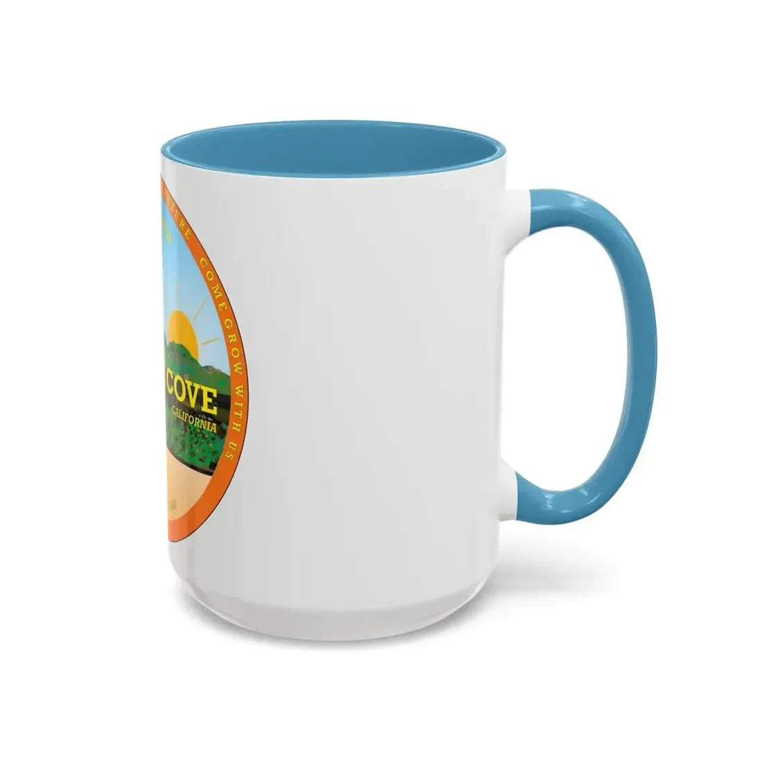 Seal of Orange Cove California - Accent Coffee Mug - Go Mug Yourself