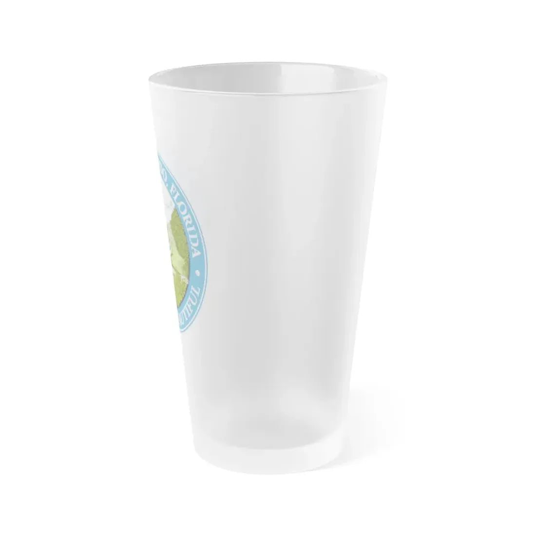 Seal of Orlando Florida - Frosted Pint Glass 16oz - Go Mug Yourself