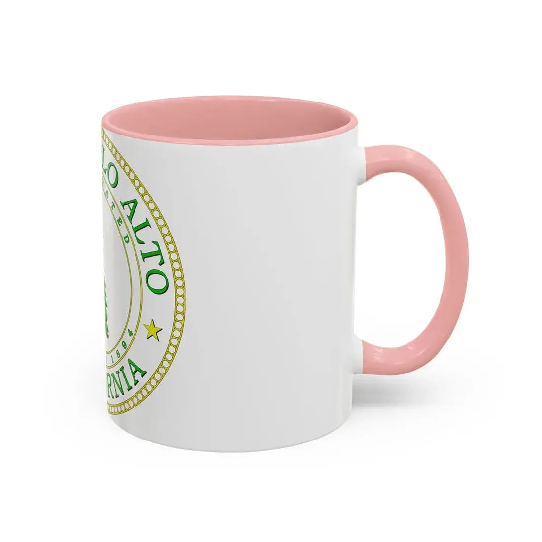 Seal of Palo Alto California - Accent Coffee Mug - Go Mug Yourself