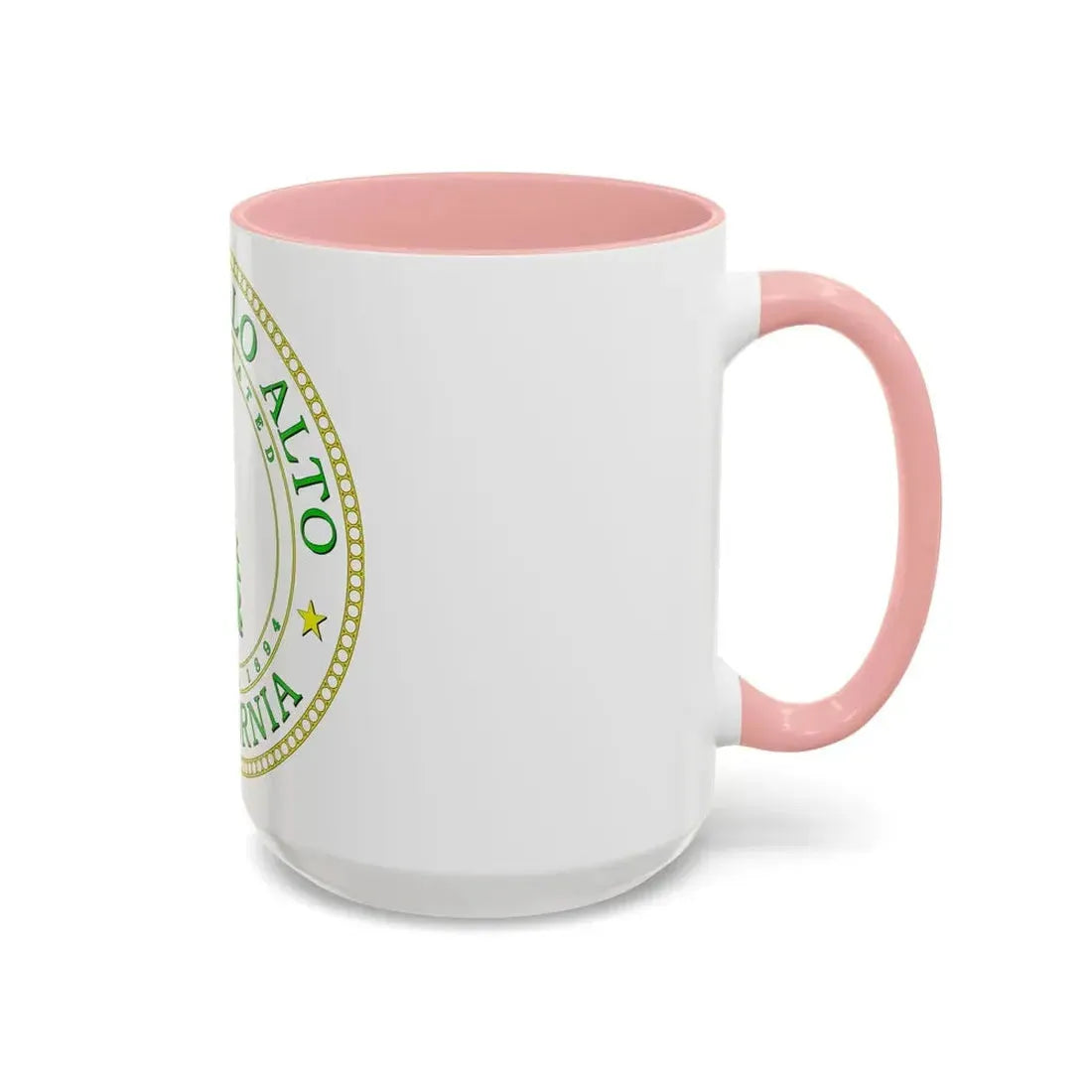 Seal of Palo Alto California - Accent Coffee Mug - Go Mug Yourself