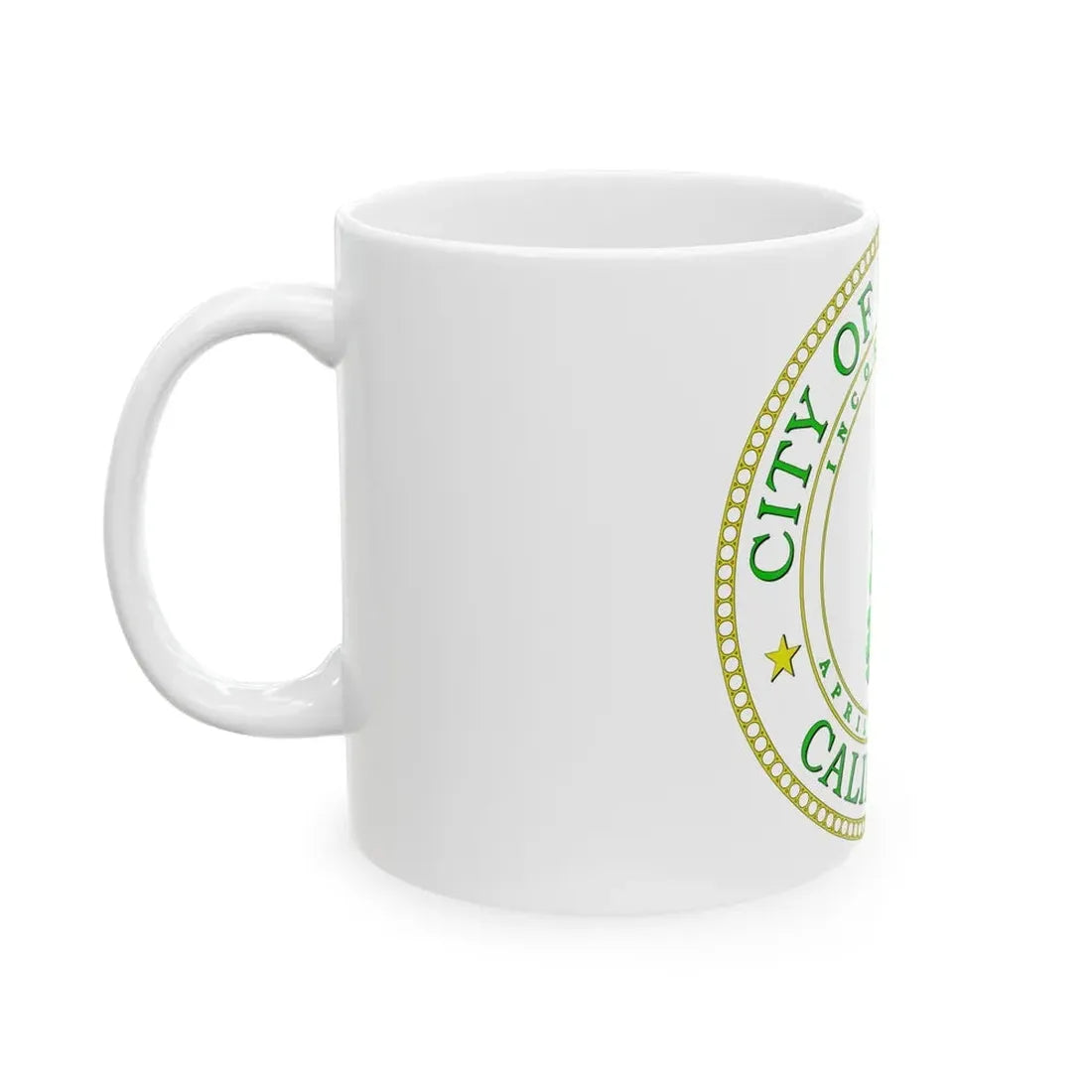 Seal of Palo Alto California - White Coffee Mug - Go Mug Yourself