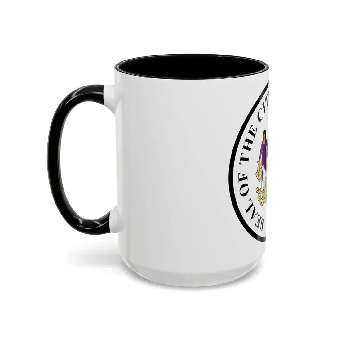 Seal of Philadelphia Pennsylvania - Accent Coffee Mug - Go Mug Yourself