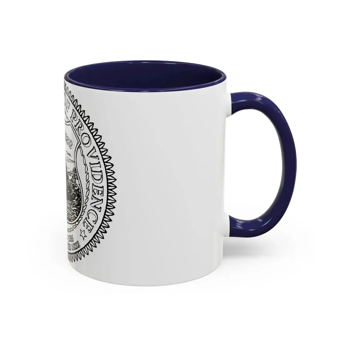 Seal of Providence Rhode Island - Accent Coffee Mug - Go Mug Yourself