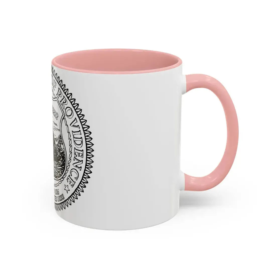 Seal of Providence Rhode Island - Accent Coffee Mug - Go Mug Yourself