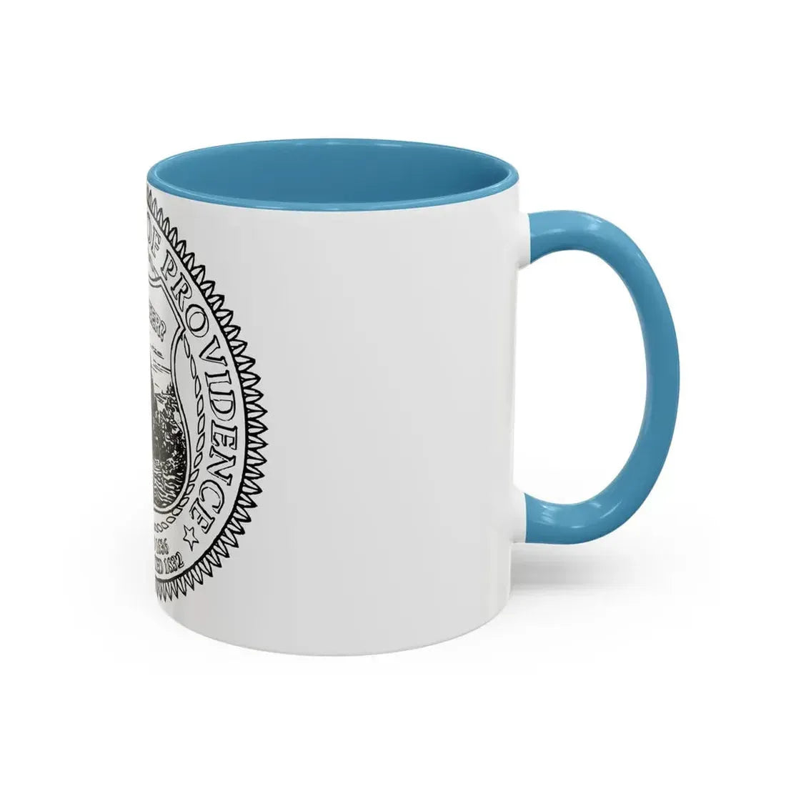 Seal of Providence Rhode Island - Accent Coffee Mug - Go Mug Yourself