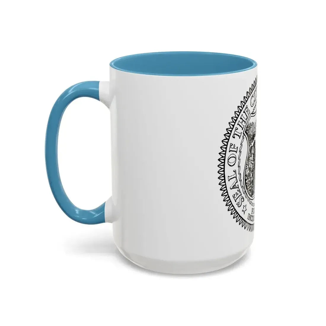 Seal of Providence Rhode Island - Accent Coffee Mug - Go Mug Yourself