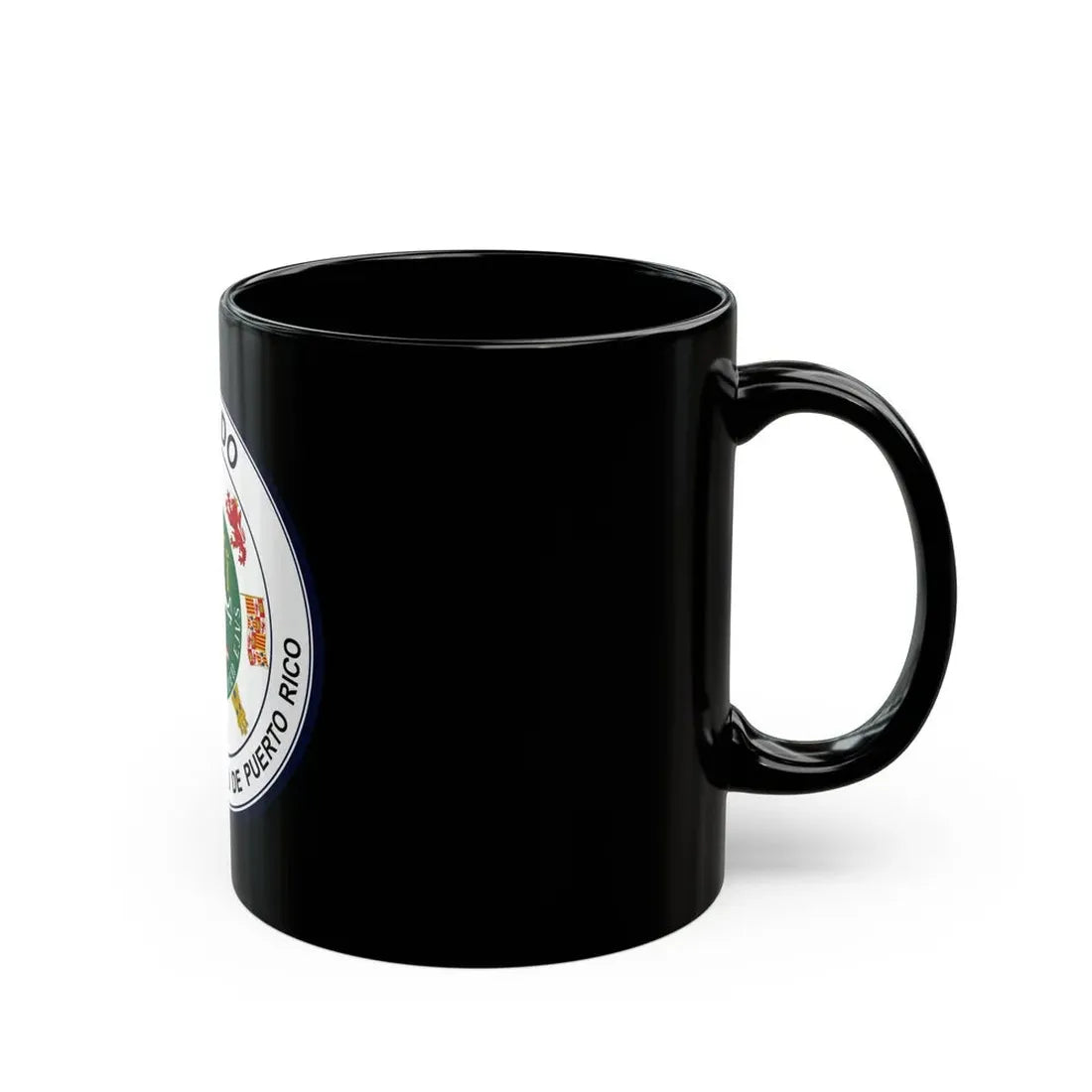 Seal of Puerto Rico Senate - Black Coffee Mug - Go Mug Yourself