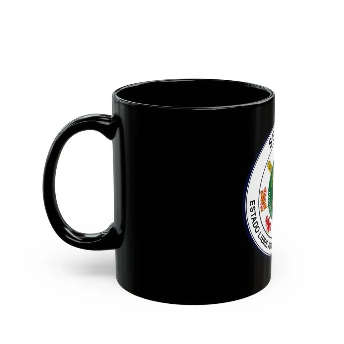 Seal of Puerto Rico Senate - Black Coffee Mug - Go Mug Yourself