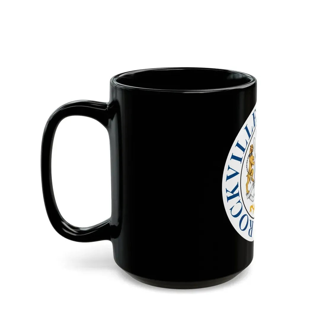Seal of Rockville Maryland - Black Coffee Mug - Go Mug Yourself