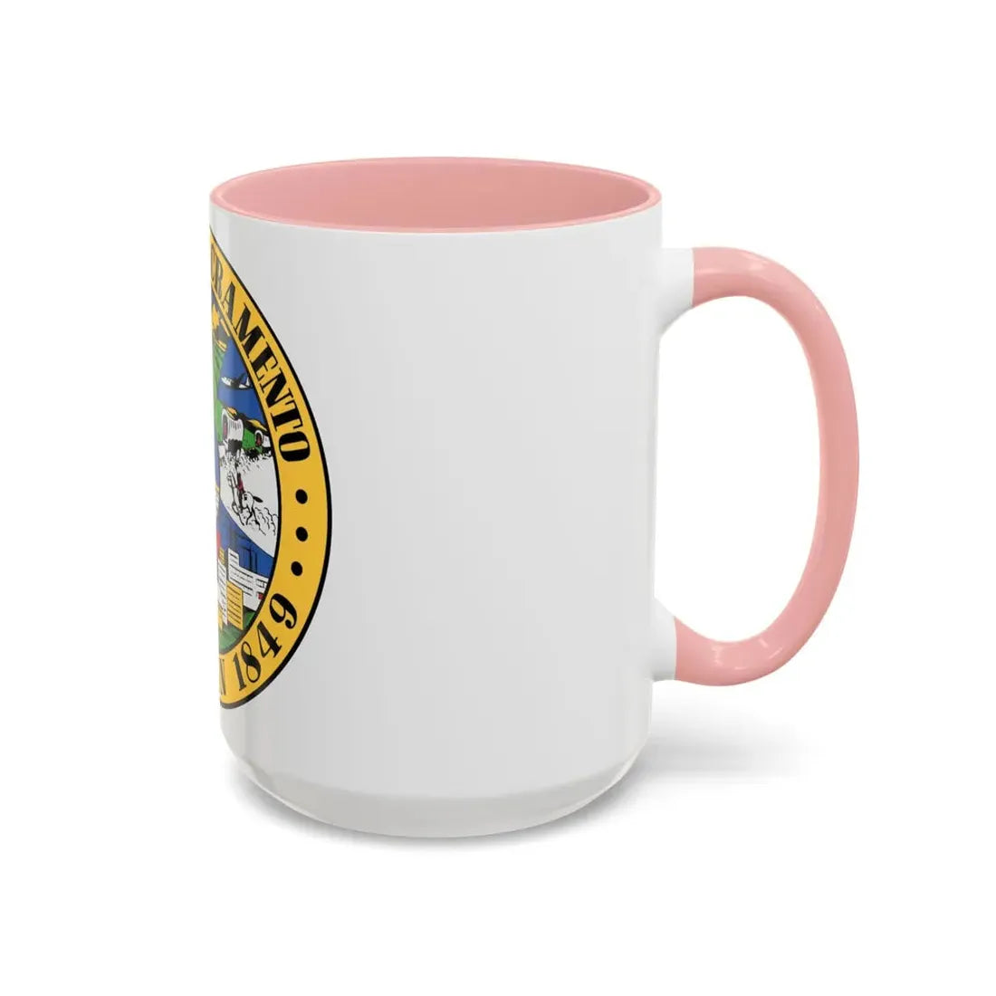 Seal of Sacramento California - Accent Coffee Mug - Go Mug Yourself