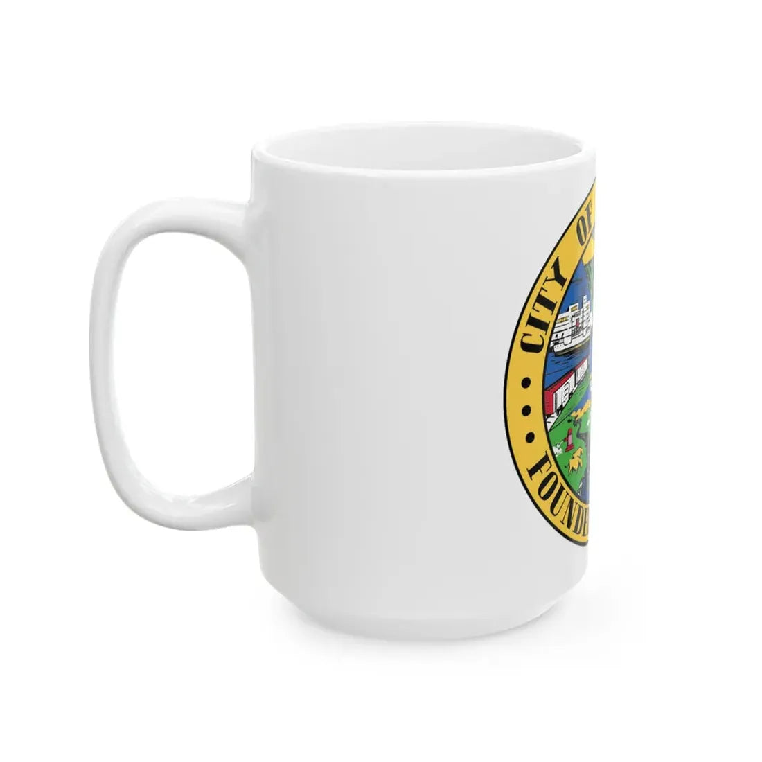 Seal of Sacramento California - White Coffee Mug - Go Mug Yourself