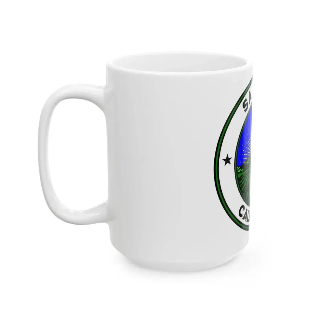 Seal of Salinas California - White Coffee Mug - Go Mug Yourself
