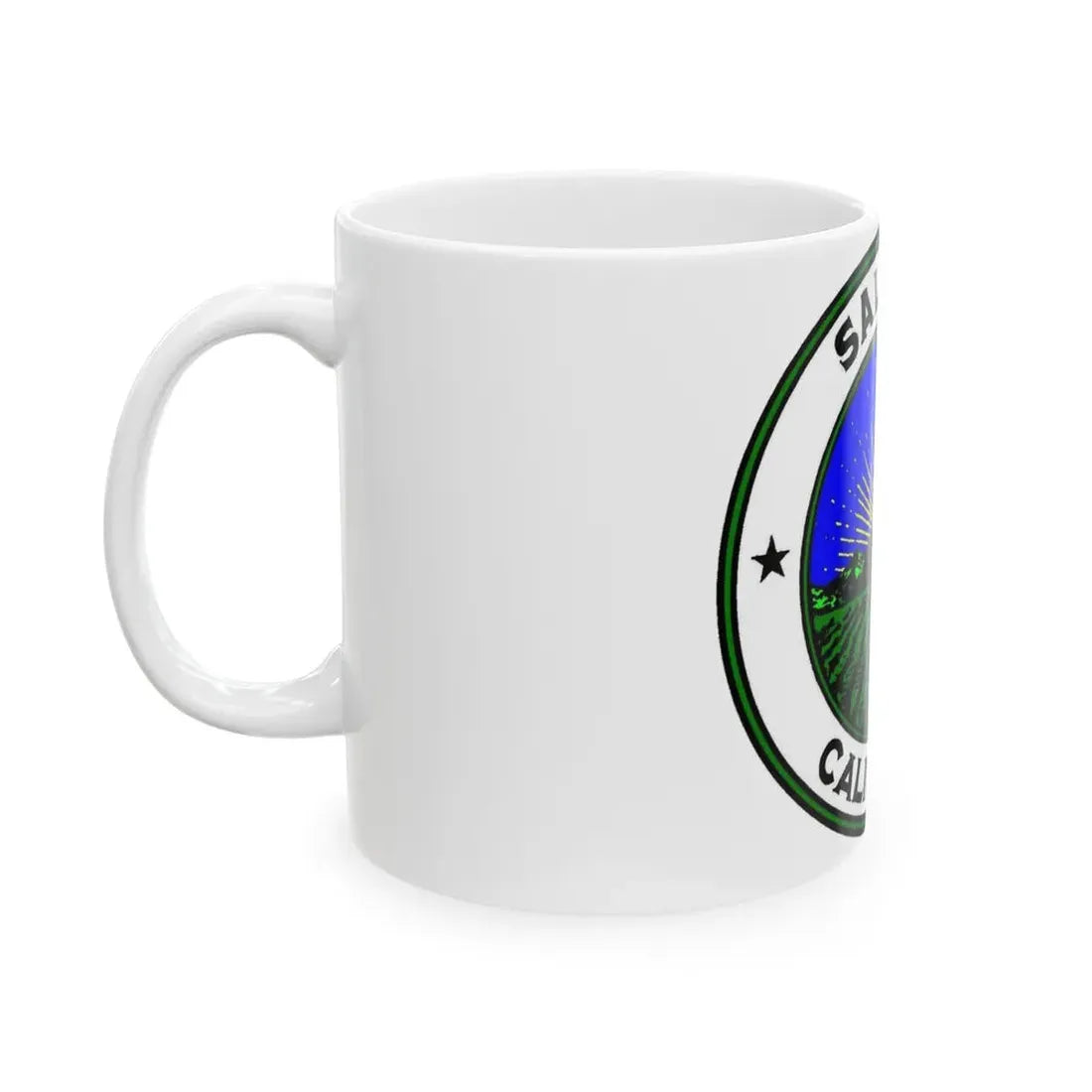 Seal of Salinas California - White Coffee Mug - Go Mug Yourself