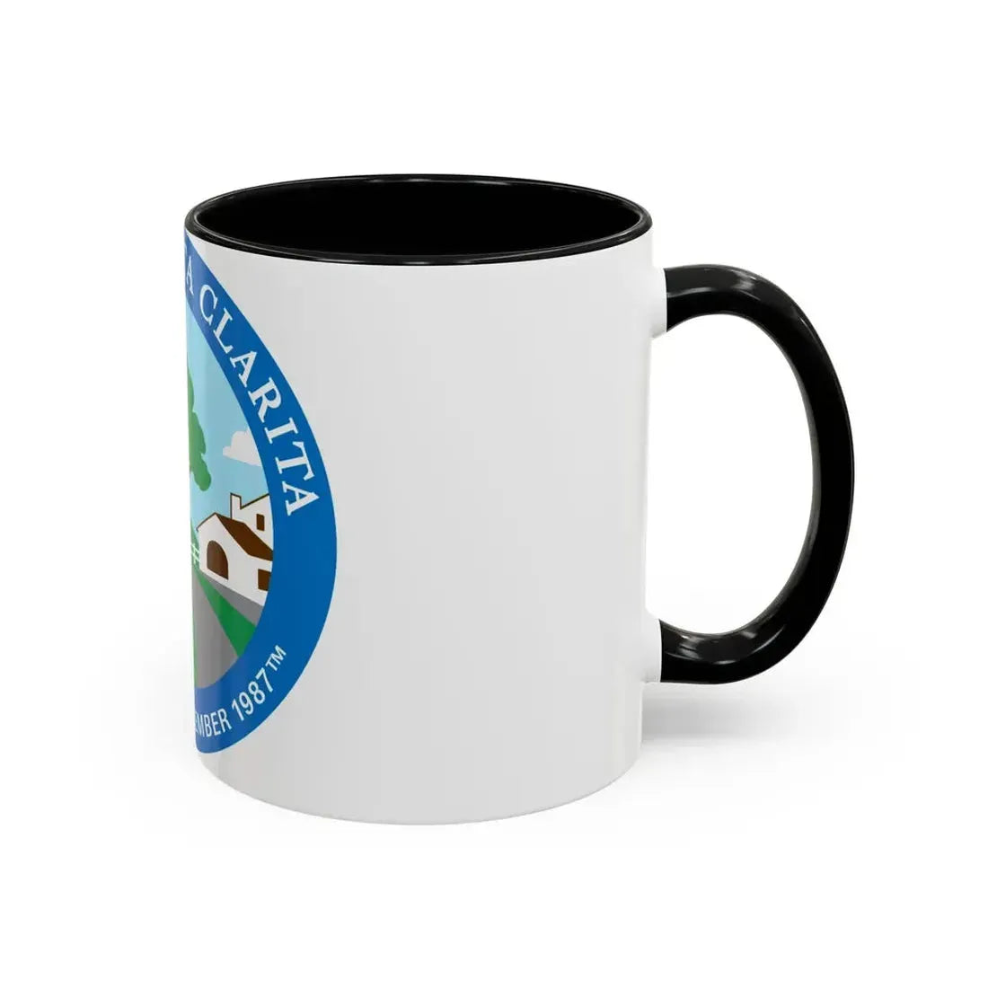 Seal of Santa Clarita California - Accent Coffee Mug - Go Mug Yourself