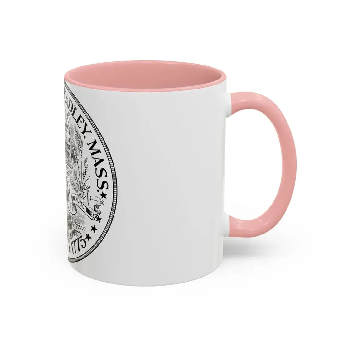 Seal of South Hadley Massachusetts - Accent Coffee Mug - Go Mug Yourself