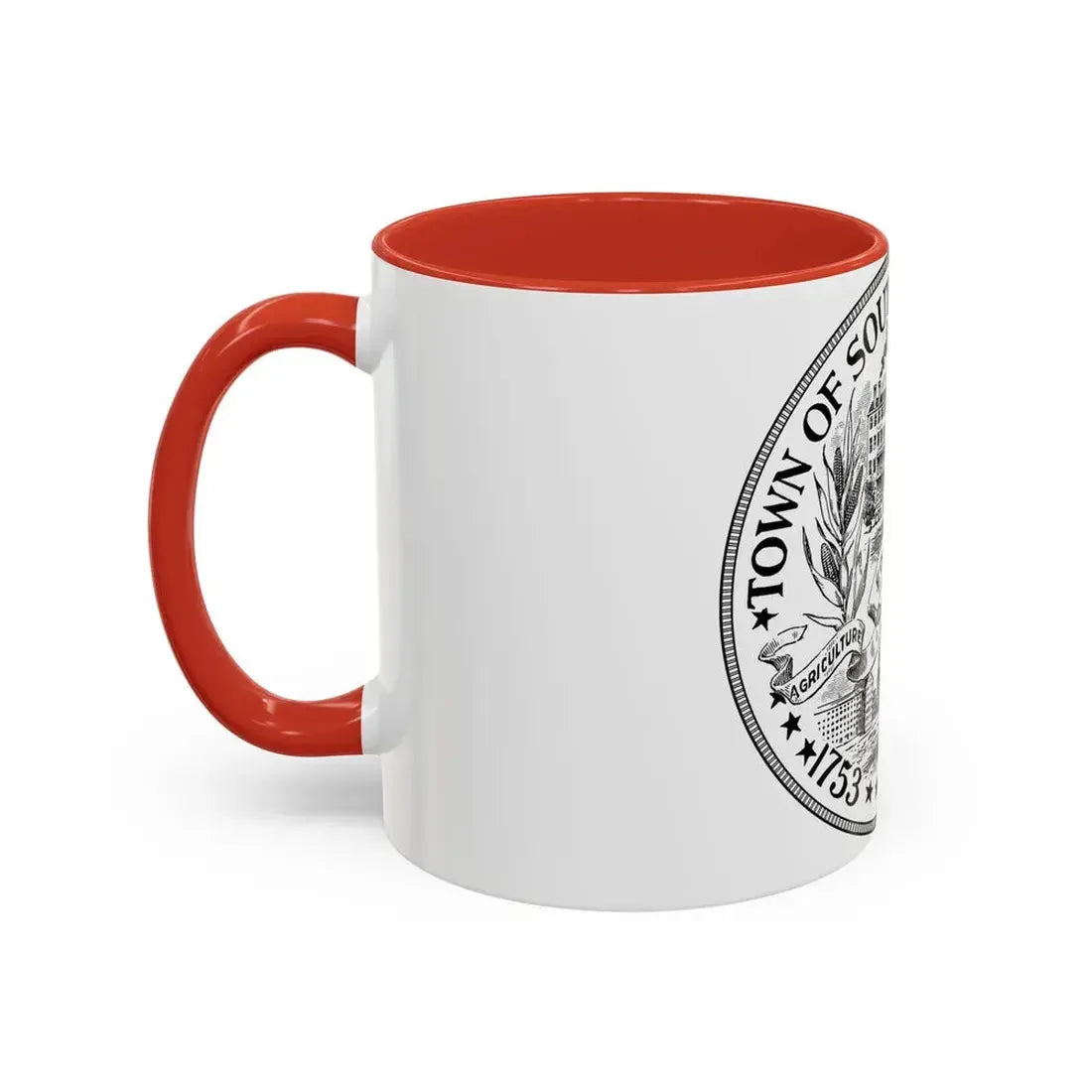 Seal of South Hadley Massachusetts - Accent Coffee Mug - Go Mug Yourself