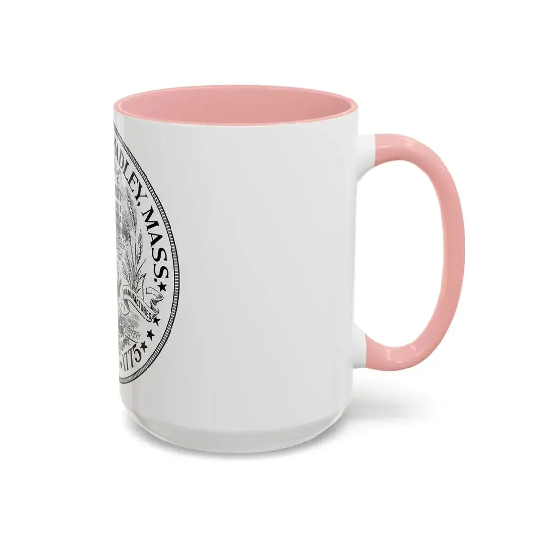 Seal of South Hadley Massachusetts - Accent Coffee Mug - Go Mug Yourself