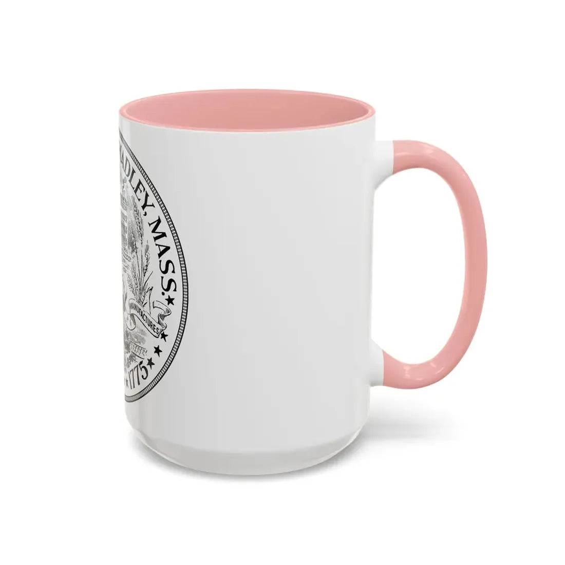 Seal of South Hadley Massachusetts - Accent Coffee Mug - Go Mug Yourself