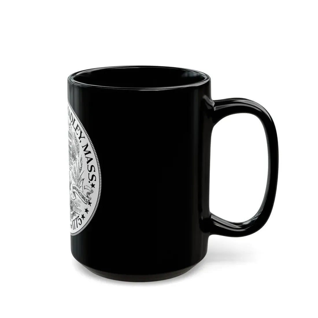 Seal of South Hadley Massachusetts - Black Coffee Mug - Go Mug Yourself