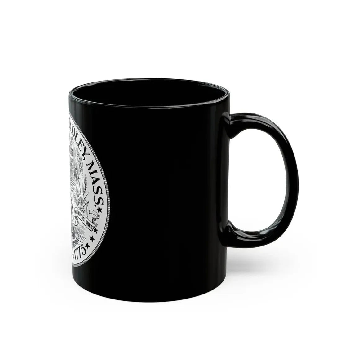 Seal of South Hadley Massachusetts - Black Coffee Mug - Go Mug Yourself