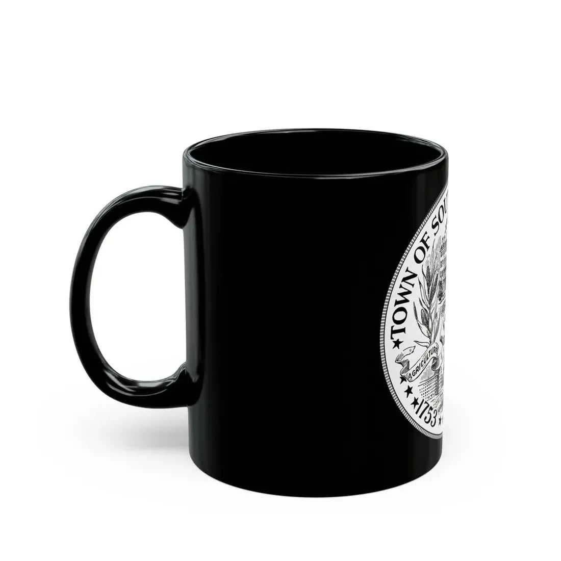 Seal of South Hadley Massachusetts - Black Coffee Mug - Go Mug Yourself