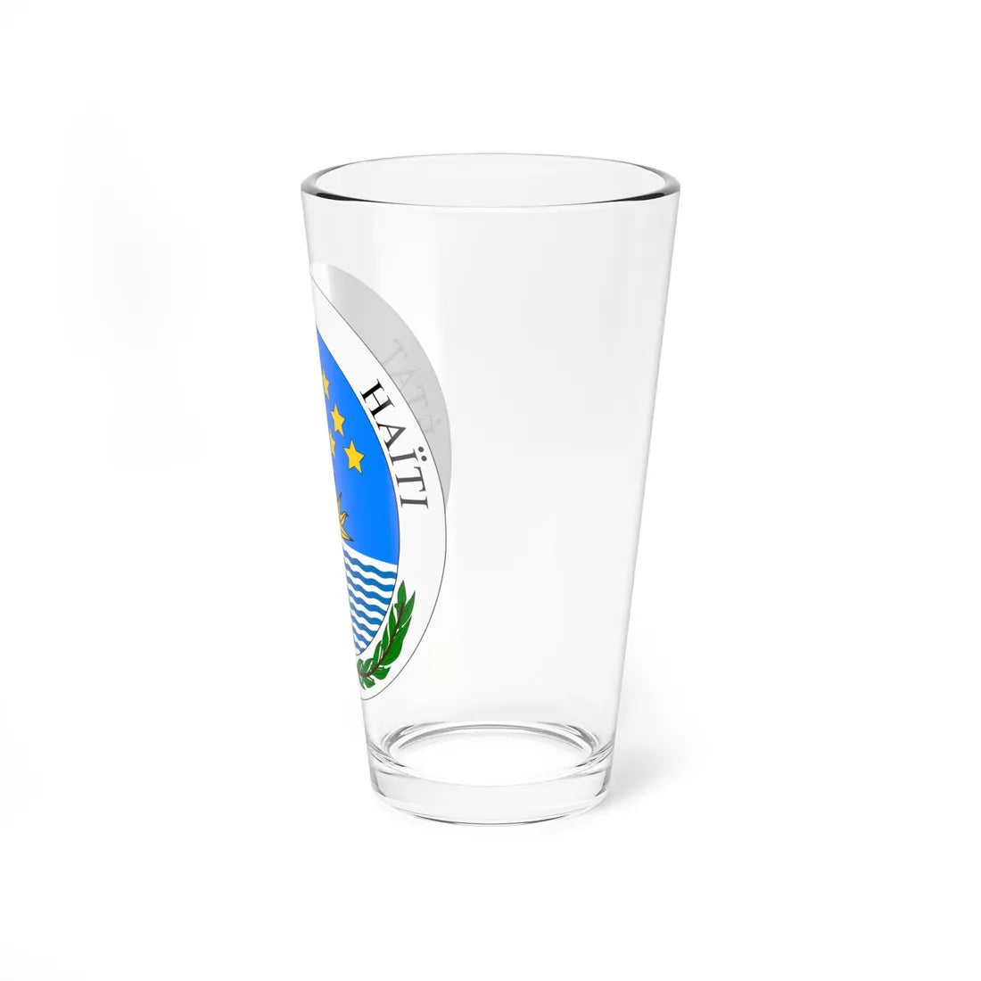 Seal of State of Haiti (Haiti) (Coat of Arms) Pint Glass 16oz - Go Mug Yourself